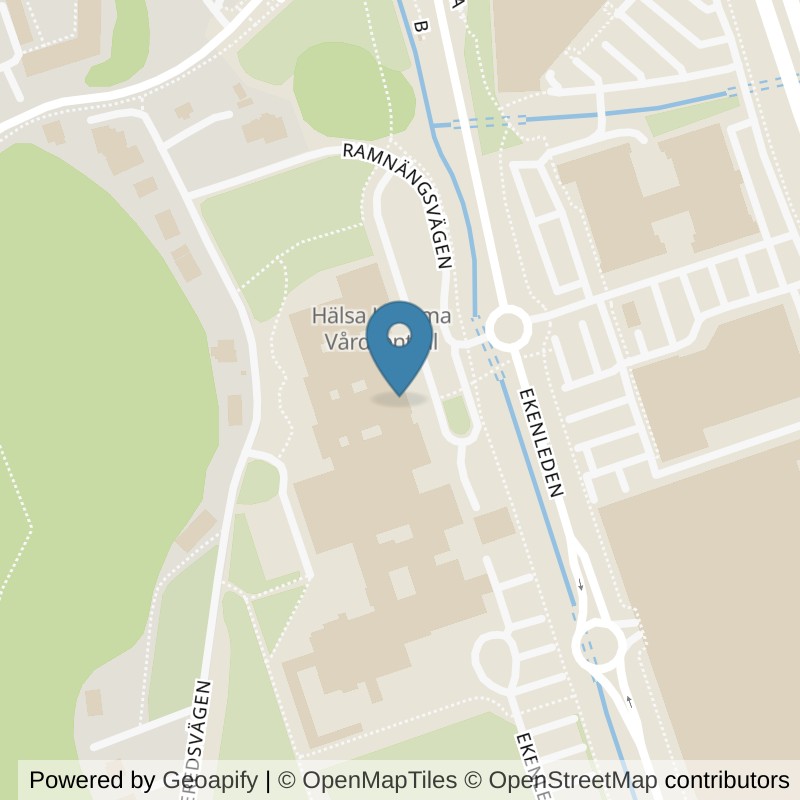 Map: location of Nordic Wellness Kållered Ekenleden in Kållered