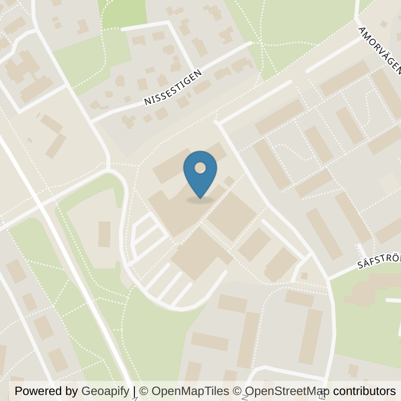 Map: location of Nordic Wellness Kalmar Berga Centrum in Kalmar