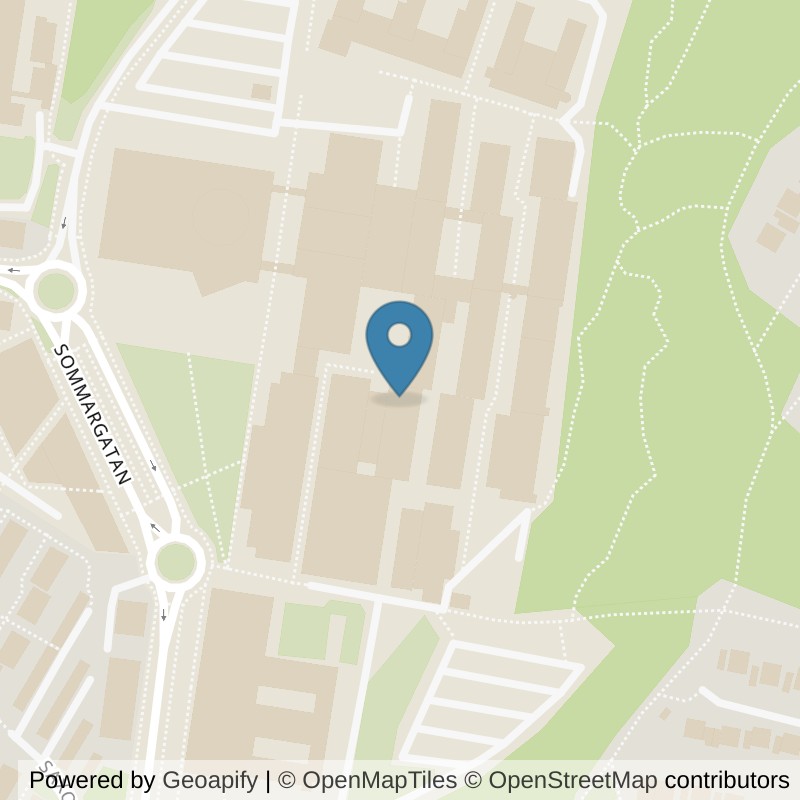 Map: location of Nordic Wellness Karlstad Campus in Karlstad