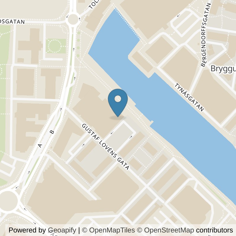 Map: location of Nordic Wellness Karlstad Hamnen in Karlstad