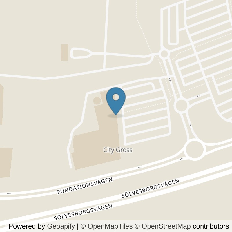 Map: location of Nordic Wellness Kristianstad C4 in Kristianstad