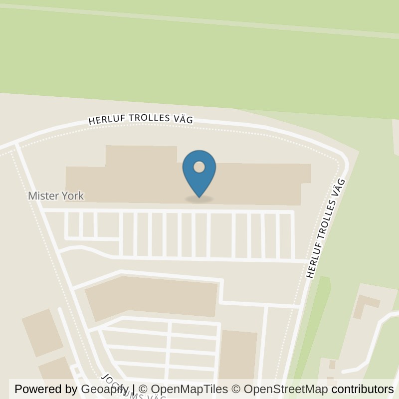 Map: location of Nordic Wellness Kristianstad Härlöv in Kristianstad