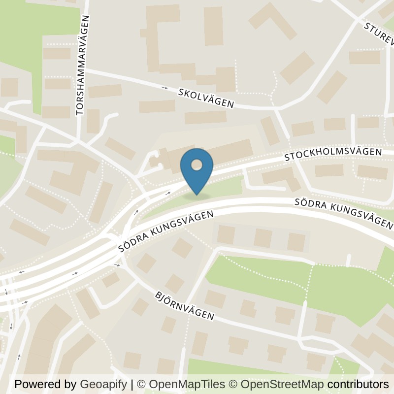Map: location of Nordic Wellness Lidingö Torsvik in Lidingö