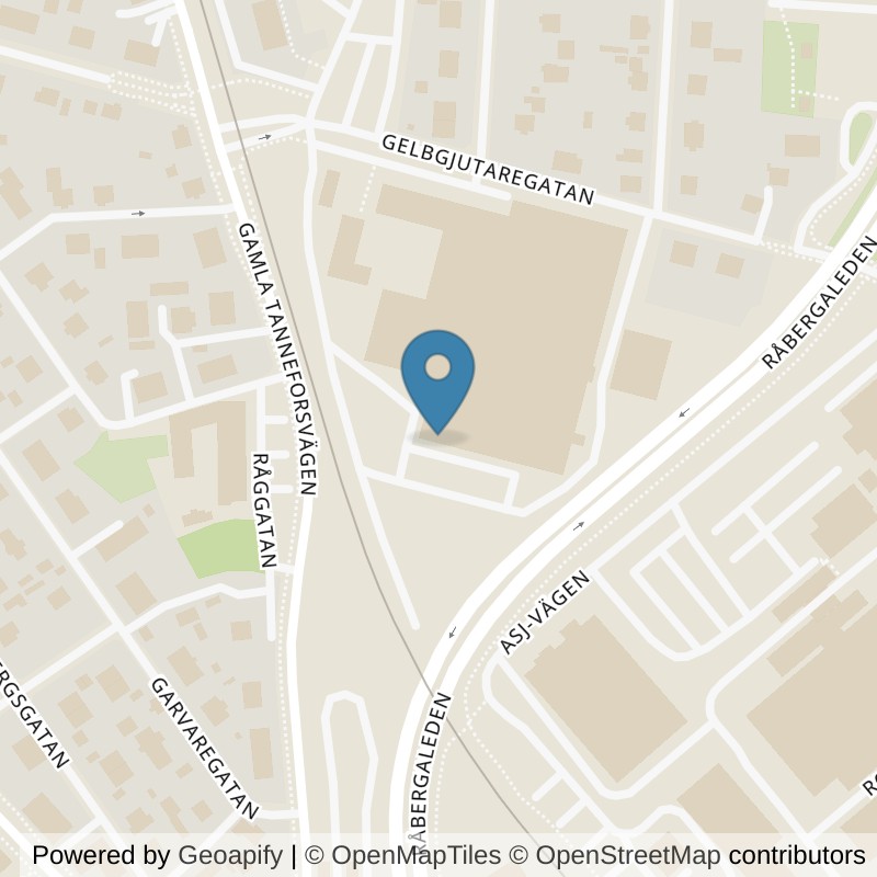 Map: location of Nordic Wellness Linköping Tannefors in Linköping