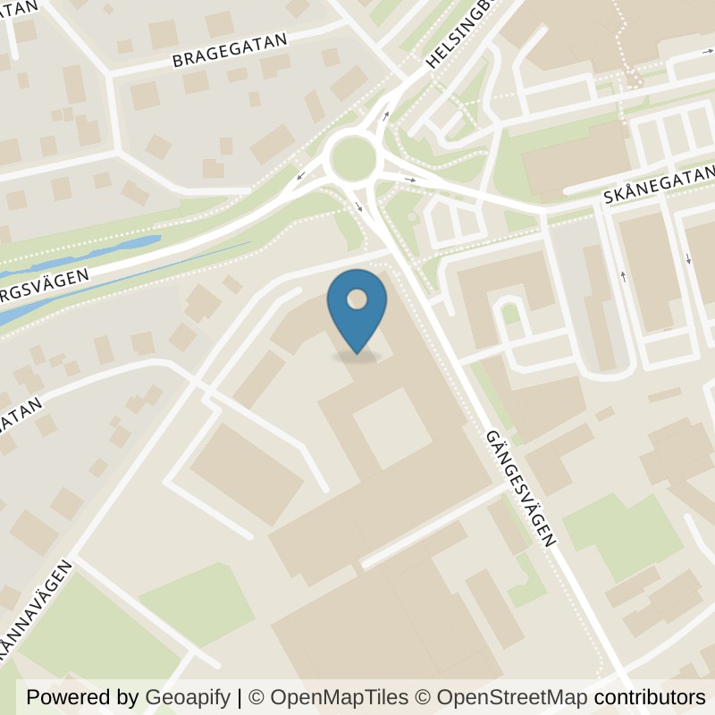 Map: location of Nordic Wellness Ljungby City in Ljungby