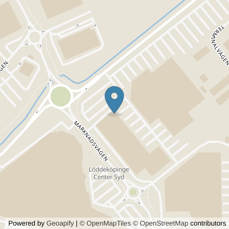 Map: location of Nordic Wellness Löddeköpinge Center Syd in Löddeköpinge