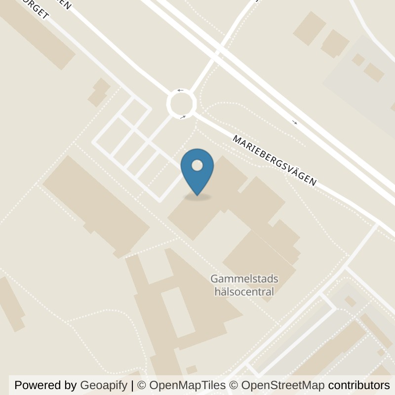 Map: location of Nordic Wellness Luleå Gammelstad in Luleå