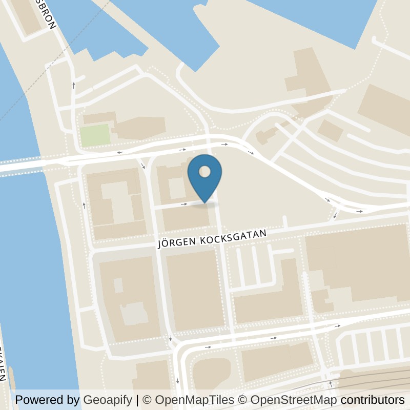 Map: location of Nordic Wellness Malmö Central in Malmö