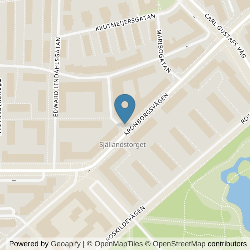 Map: location of Nordic Wellness Malmö Kronborg in Malmö