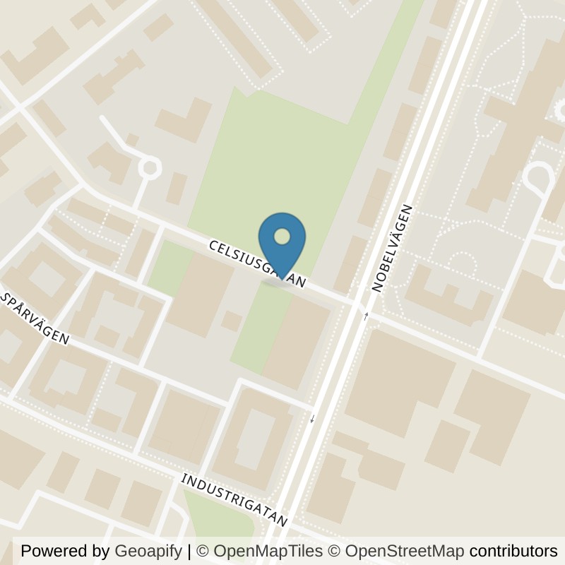 Map: location of Nordic Wellness Malmö Nobel in Malmö