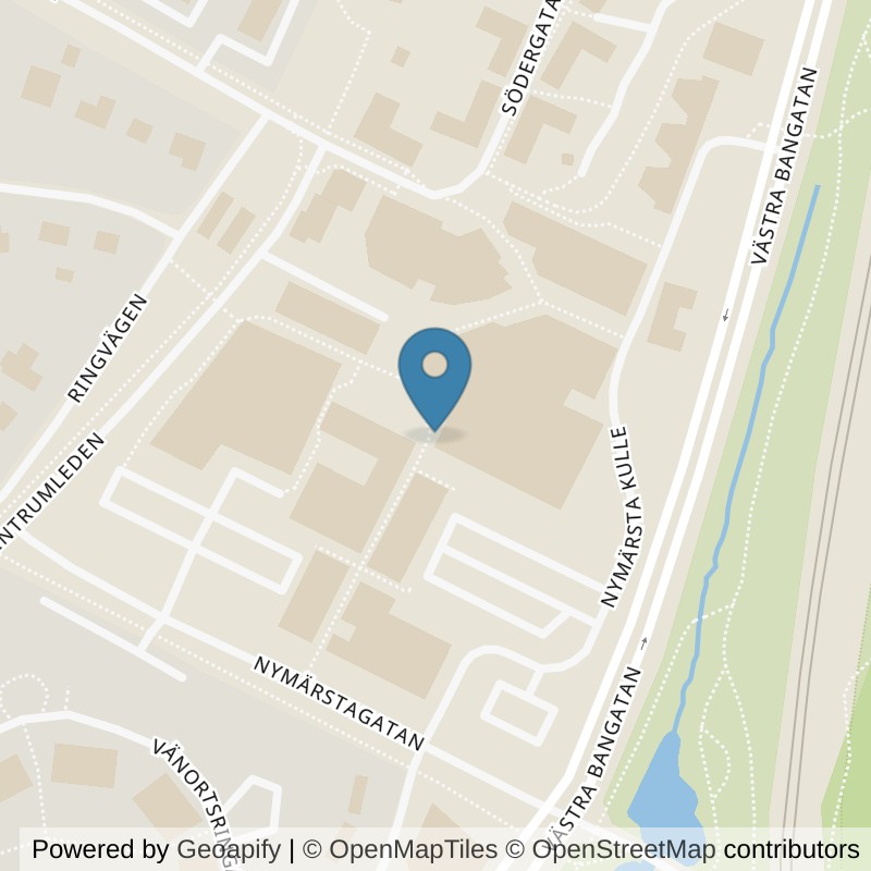 Map: location of Nordic Wellness Märsta Centrum in Märsta
