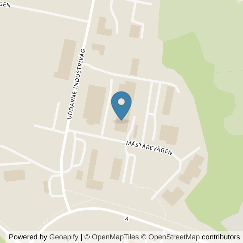 Map: location of Nordic Wellness Munkedal Mästarevägen in Munkedal