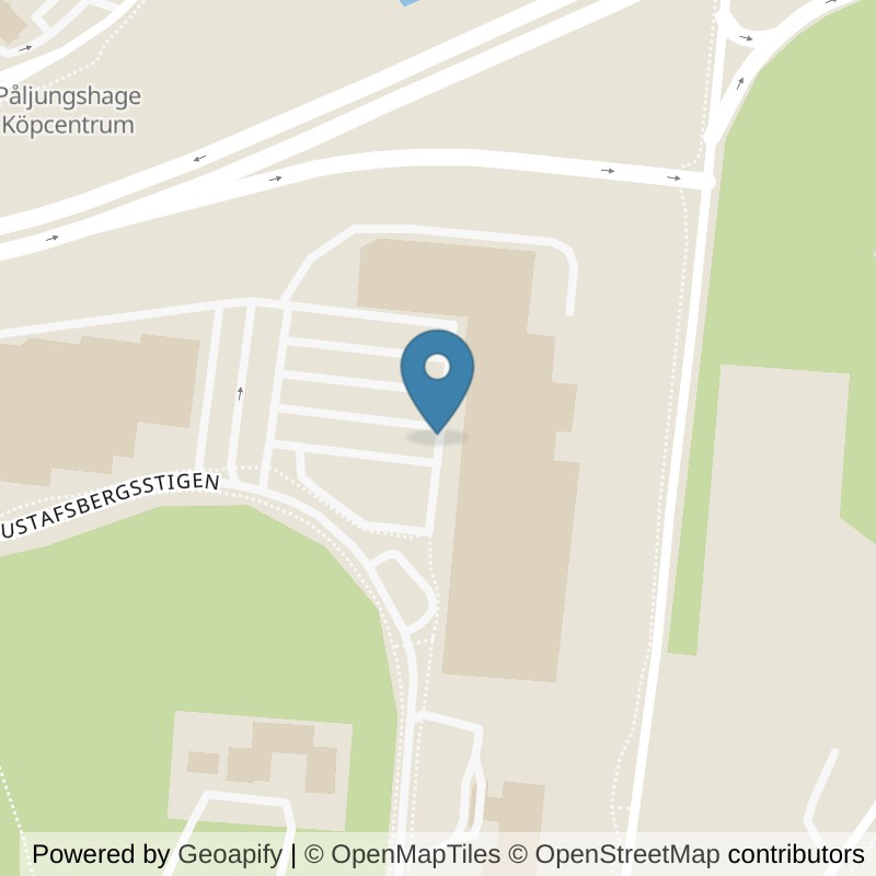 Map: location of Nordic Wellness Nyköping Gustafsberg in Nyköping