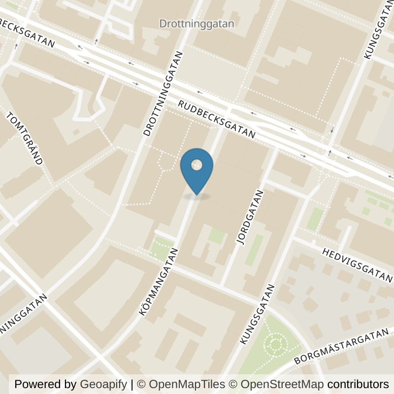 Map: location of Nordic Wellness Örebro City in Örebro