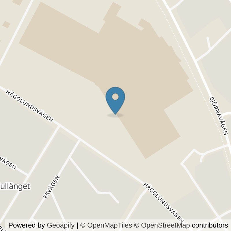 Map: location of Nordic Wellness Örnsköldsvik Gullänget in Örnsköldsvik