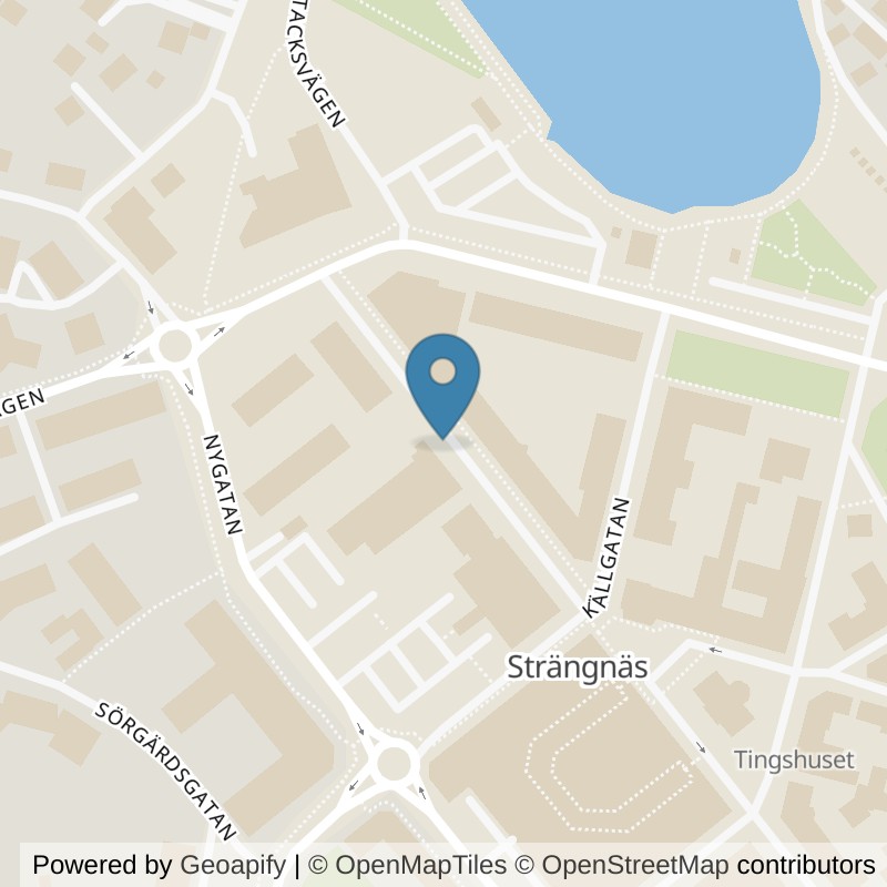 Map: location of Nordic Wellness Strängnäs City in Strängnäs