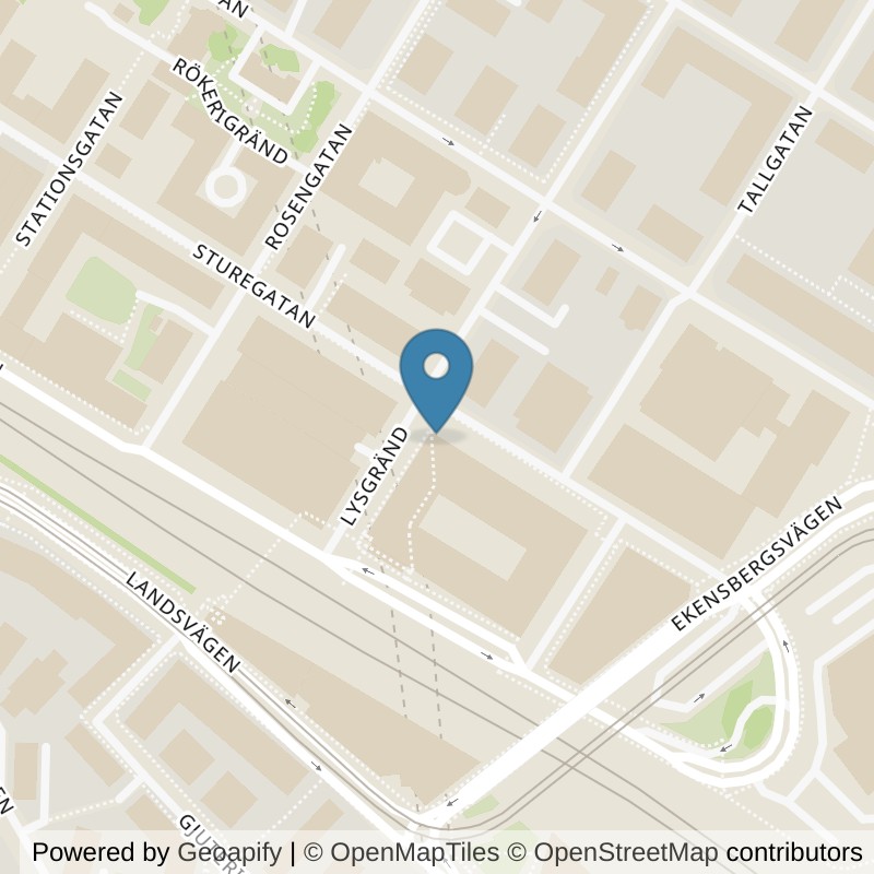Map: location of Nordic Wellness Sundbyberg Centrum in Sundbyberg