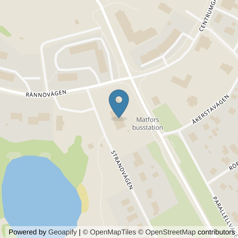 Map: location of Nordic Wellness Sundsvall Matfors in Sundsvall