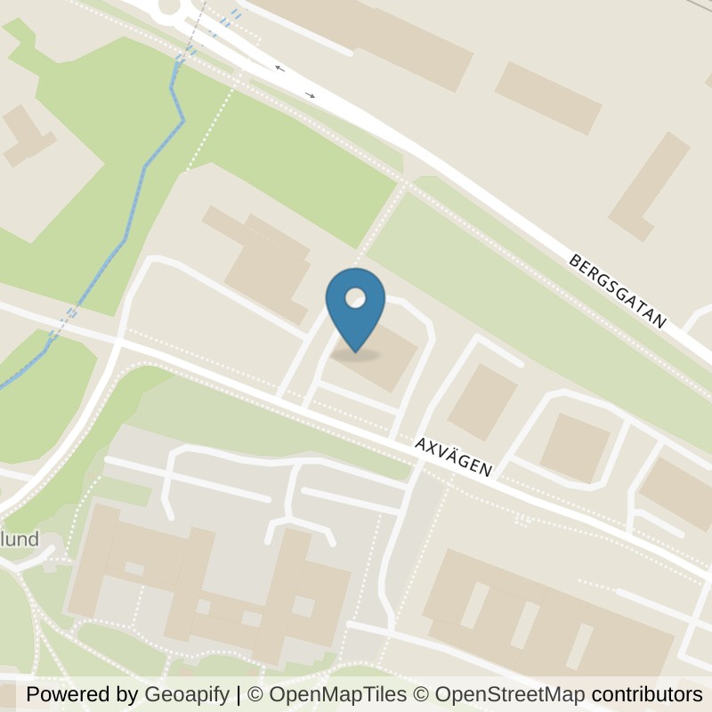 Map: location of Nordic Wellness Sundsvall Nacksta in Sundsvall