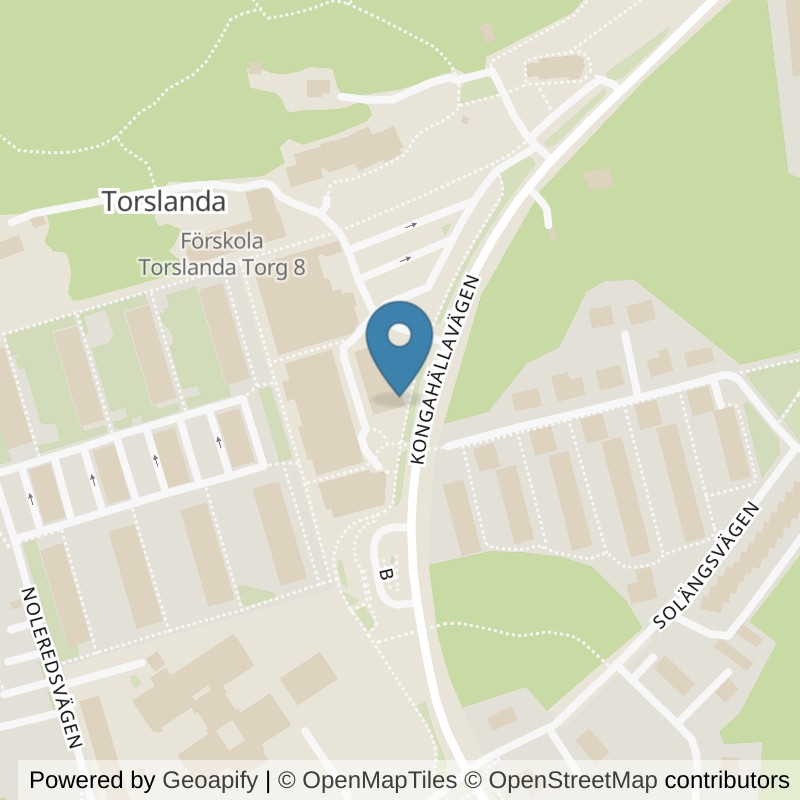 Map: location of Nordic Wellness Torslanda Torg in Torslanda