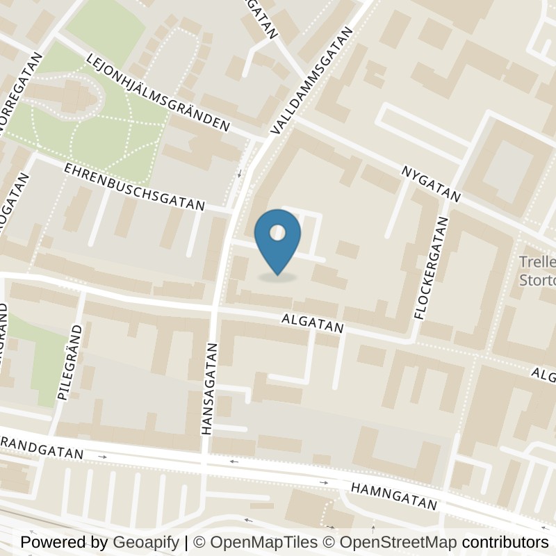 Map: location of Nordic Wellness Trelleborg City in Trelleborg