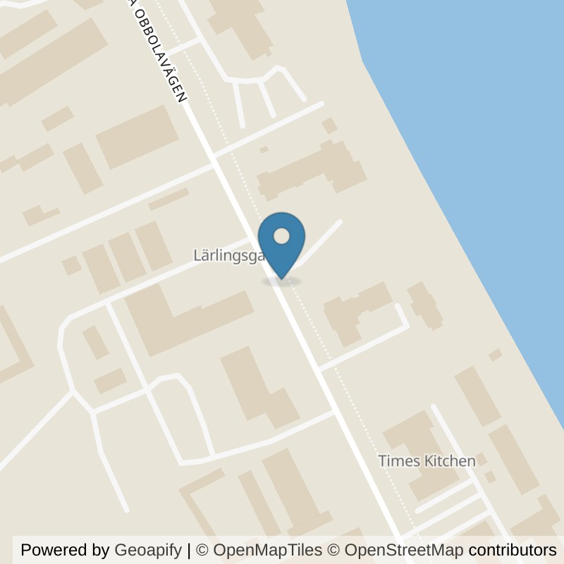 Map: location of Nordic Wellness Umeå Spa in Umeå