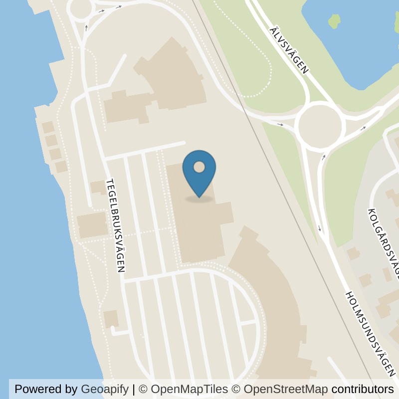 Map: location of Nordic Wellness Umeå Strömpilen in Umeå