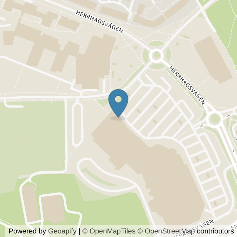 Map: location of Nordic Wellness Uppsala Stenhagen in Uppsala