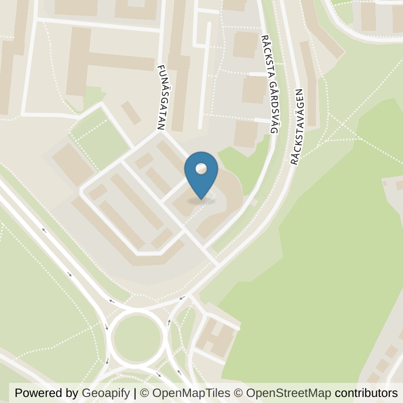 Map: location of Nordic Wellness Vällingby Park in Vällingby