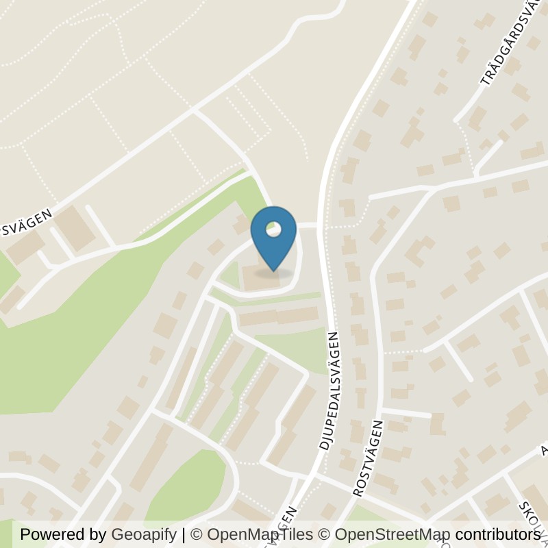 Map: location of Nordic Wellness Vänersborg Blåsut in Vänersborg