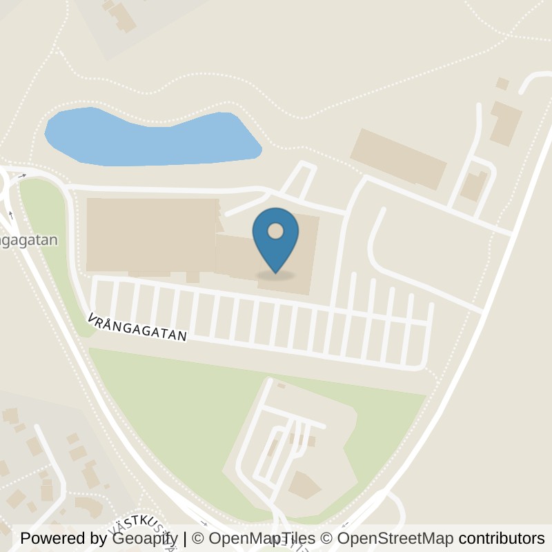Map: location of Nordic Wellness Varberg Breared in Varberg