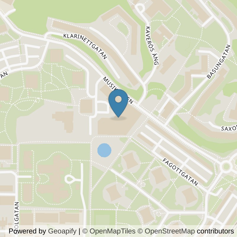 Map: location of Nordic Wellness Frölunda Altplatsen in Västra Frölunda
