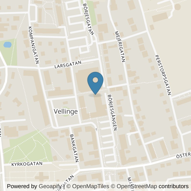 Map: location of Nordic Wellness Vellinge City in Vellinge