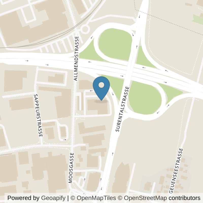 Map: location of OBSIDIAN 24/7 PREMIUM FITNESS in Sursee