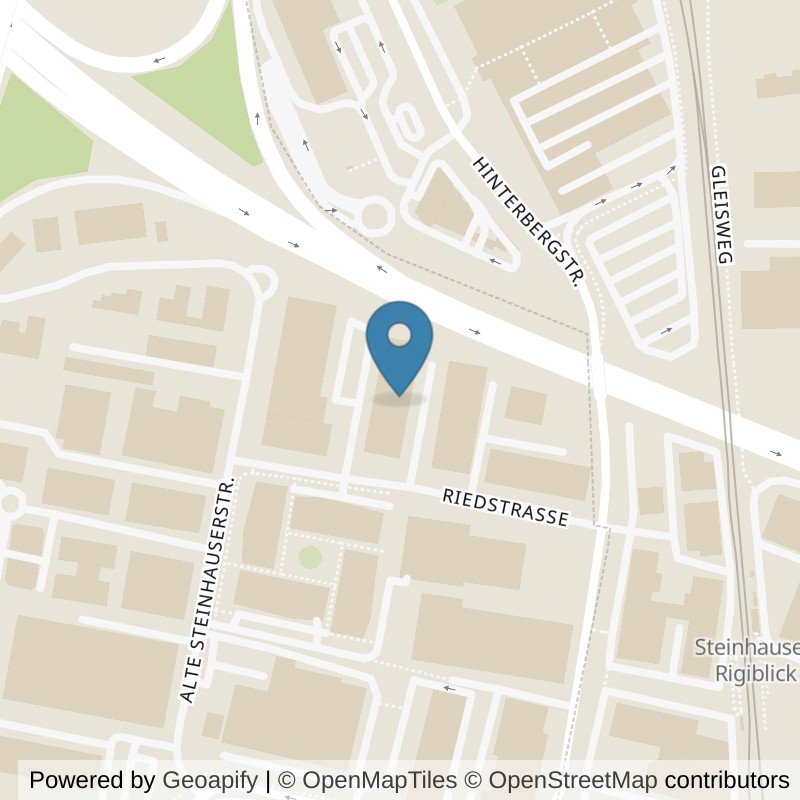 Map: location of Old School Gym 24 in Cham