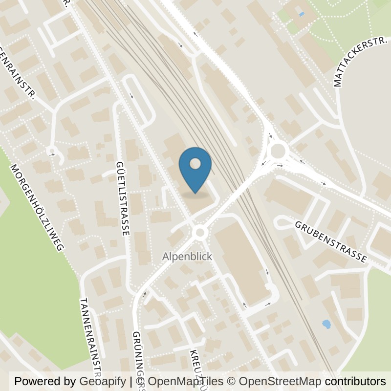 Map: location of Old School Gym 24 in Wetzikon