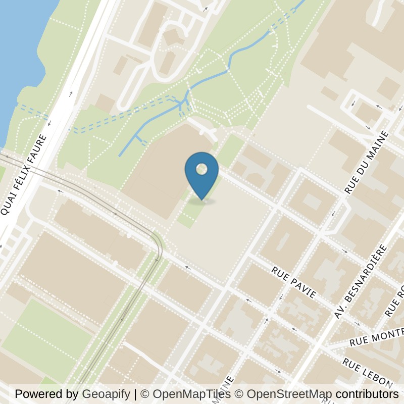 Map: location of ON AIR Fitness Angers Saint-Serge in Angers
