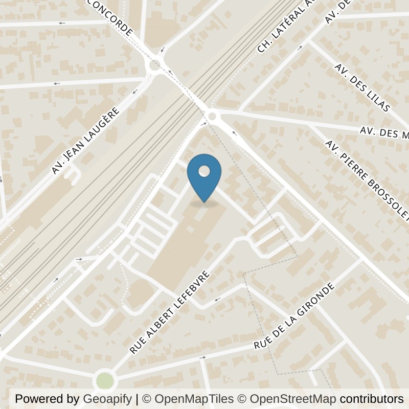 Map: location of ON AIR Fitness Arnouville in Arnouville