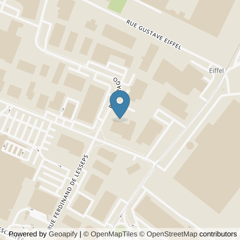 Map: location of ON AIR Fitness Beauvais in Beauvais
