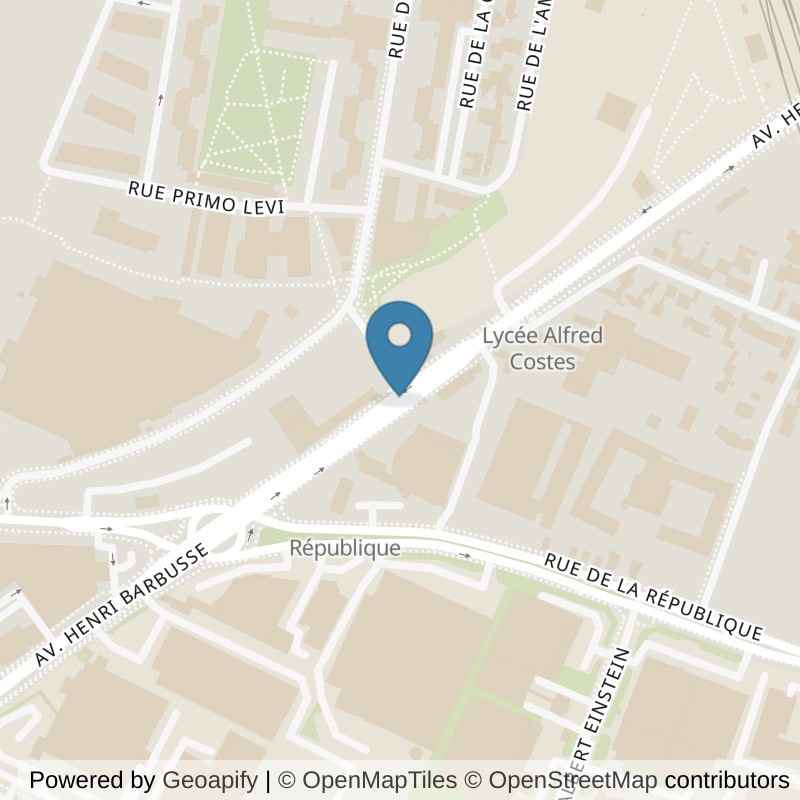 Map: location of ON AIR Fitness Bobigny in Bobigny