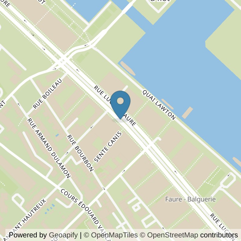 Map: location of ON AIR Fitness Bordeaux Bassins à Flot in Bordeaux