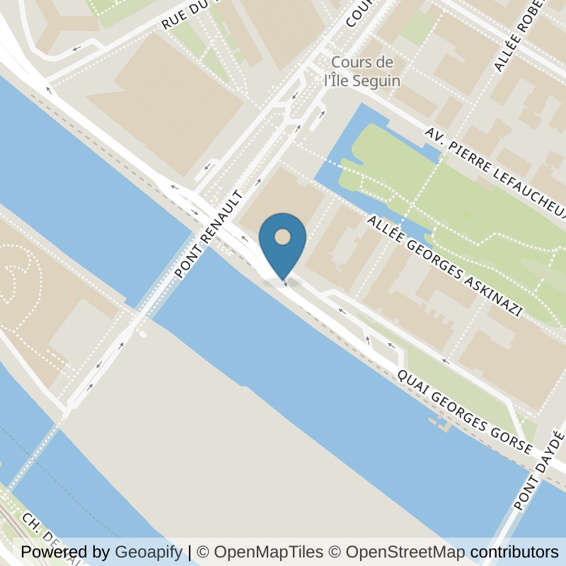 Map: location of ON AIR Fitness Boulogne-Billancourt Sud in Boulogne-Billancourt