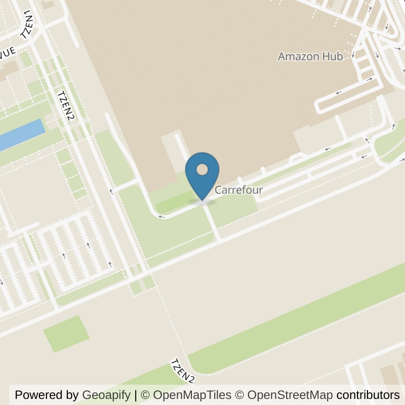 Map: location of ON AIR Fitness Carré Sénart in Lieusaint