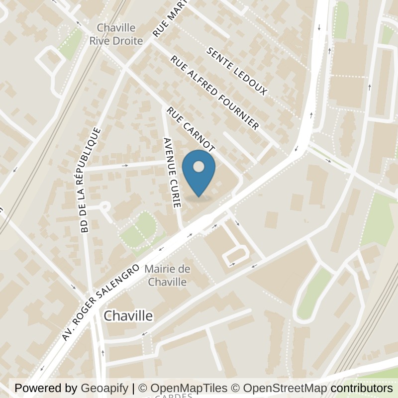 Map: location of ON AIR Fitness Chaville in Chaville