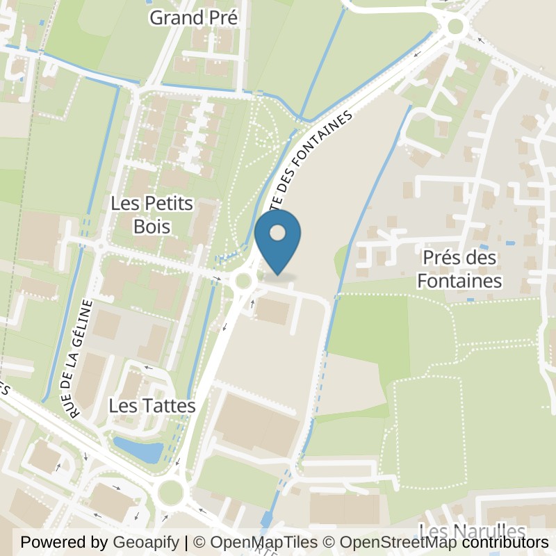 Map: location of ON AIR Fitness Cranves-Sales in Cranves-Sales