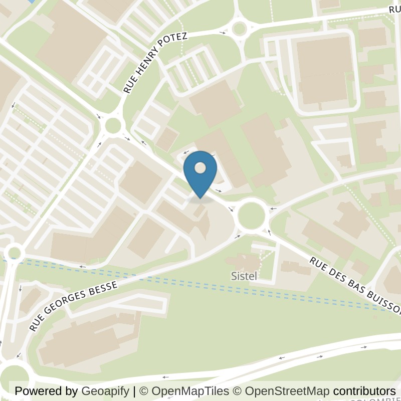 Map: location of ON AIR Fitness Dreux in Dreux