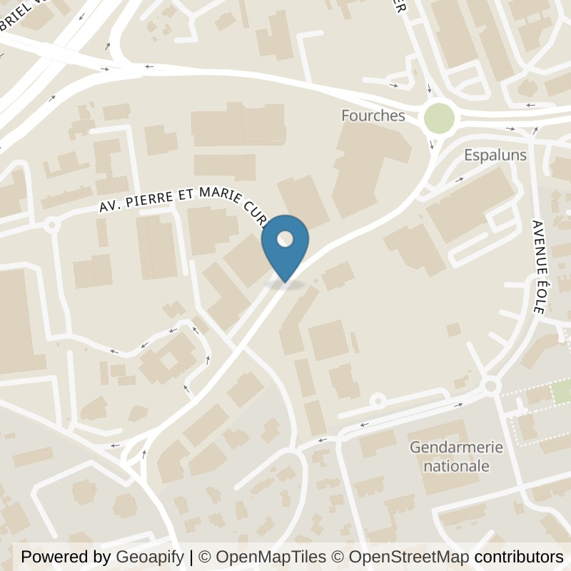 Map: location of ON AIR Fitness La Valette-du-Var in La Valette-du-Var (Au dessus de Darty/Maxibazar)