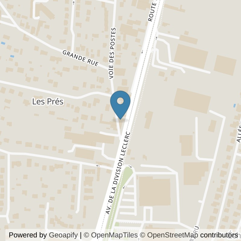 Map: location of ON AIR Fitness La Ville-du-Bois in La Ville du Bois