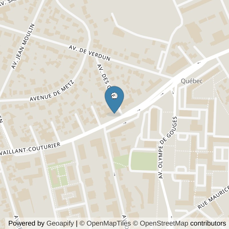 Map: location of ON AIR Fitness Le Blanc-Mesnil Sud in Le Blanc-Mesnil