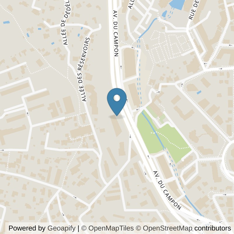 Map: location of ON AIR Fitness Le Cannet in Le Cannet